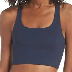 Girlfriend Collective Navy Paloma Racerback Bra
